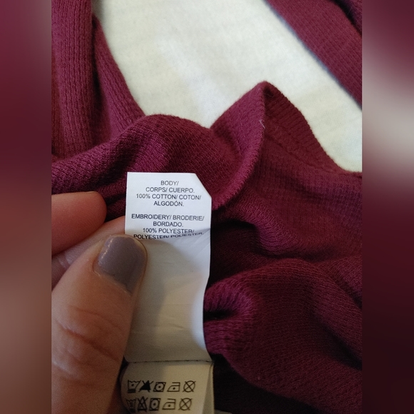 LUCKY BRAND Fair Isle Embroidery Long Sleeve Tee Size Large - Picture 4 of 6